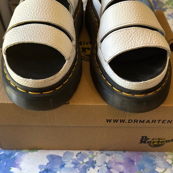 Dr. Martens White Chunky Platform Sandals - Picture 8 of 8